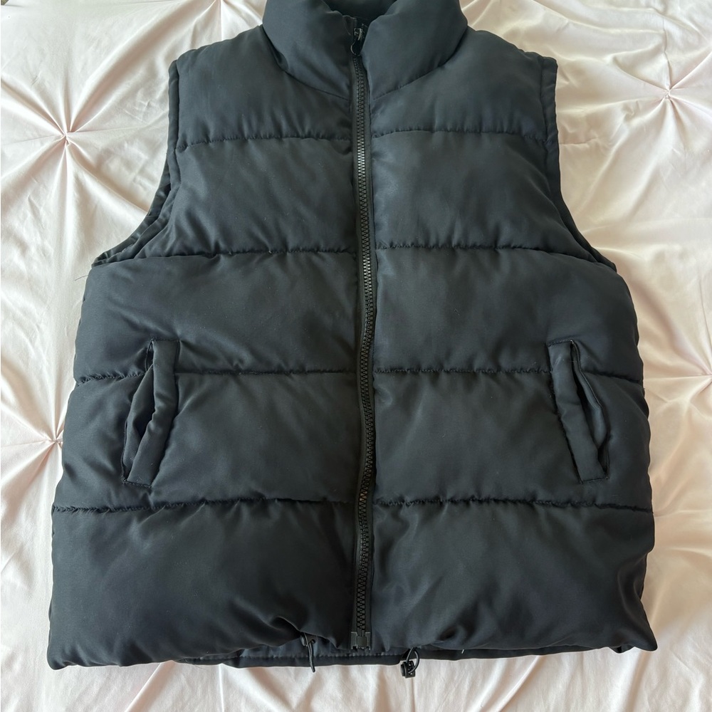 Black Puffer Vest